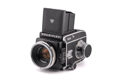 Rollei SL66 + 6x6 Roll Film Back + Waist Level Finder + 80mm f2.8 Planar