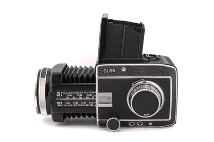 Rollei SL66 + 6x6 Roll Film Back + Waist Level Finder + 80mm f2.8 Planar