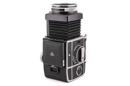 Rollei SL66 + 6x6 Roll Film Back + Waist Level Finder + 80mm f2.8 Planar