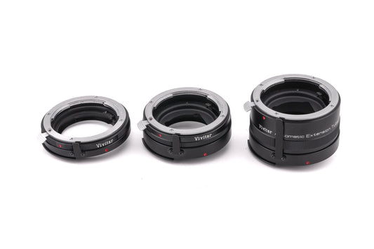 Vivitar AT-3 Extension Tube Set - Accessory