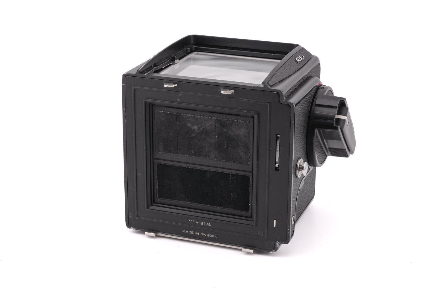 Hasselblad 503CX + Waist Level Finder (New / 42323 Black) + 80mm f2.8 Planar T* CF + A12N Film Magazine