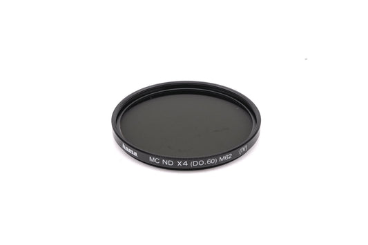Hama 62mm Neutral Density Filter MC ND X4 (DO.60) (IV) - Accessory