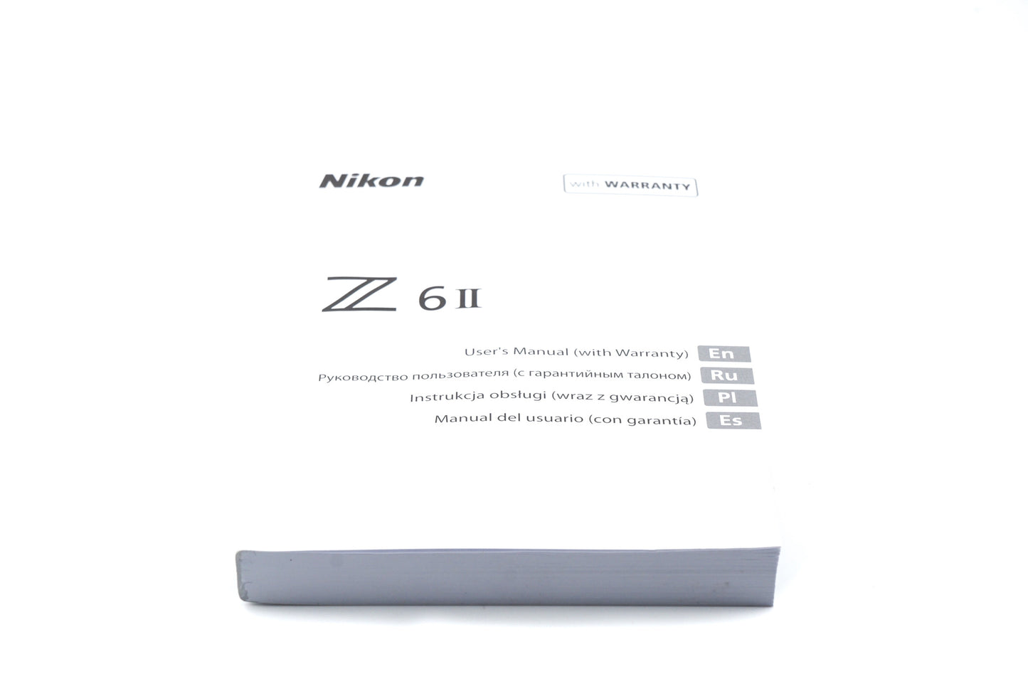 Nikon Z6 II Instructions