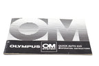 Olympus Quick Auto 310 Operating Instructions
