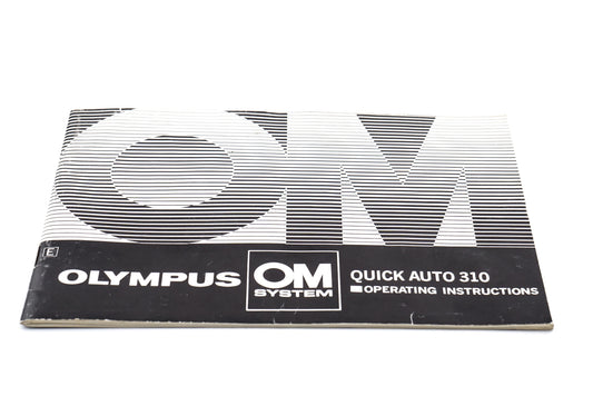 Olympus Quick Auto 310 Operating Instructions