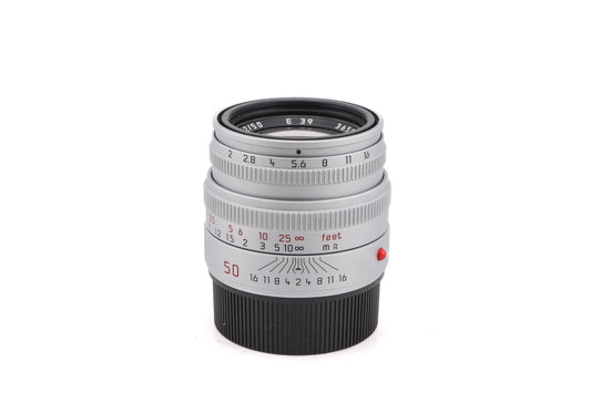 Leica 50mm f2 Summicron-M (Type V) (Silver, 11816) - Lens