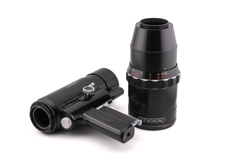 Novoflex 40cm f5.6 Noflexar + Follow Focus Pistol Grip (PIGRIFF) + Shoulder Stock (PISTOCK)