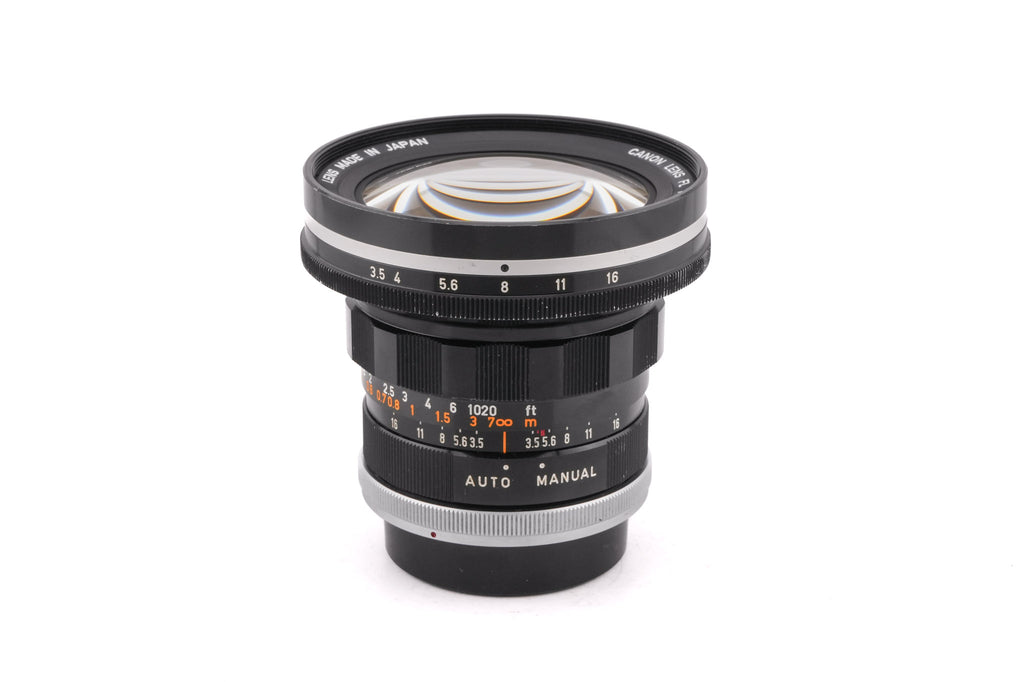 Canon 19mm f3.5 R