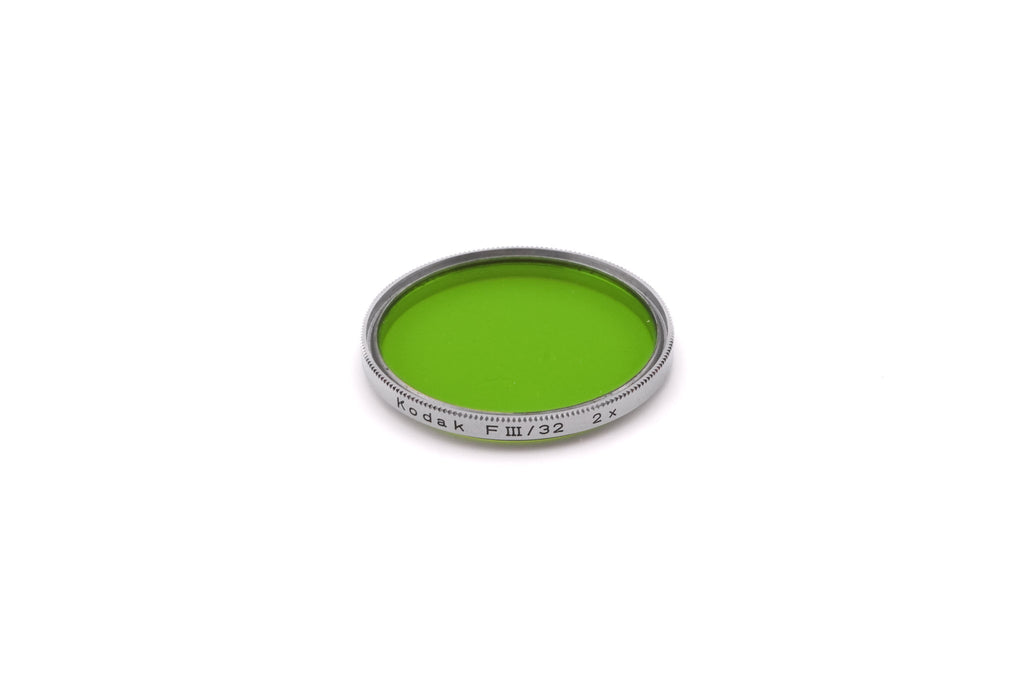 Kodak 32mm Green Filter FIII/32 2x