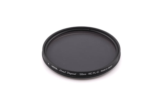 Hoya 58mm Circular Polarizing Filter MC PL-C Pro1 Digital - Accessory
