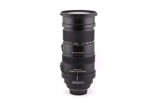 Sigma 50-500mm f4.5-6.3 APO DG OS HSM - Lens