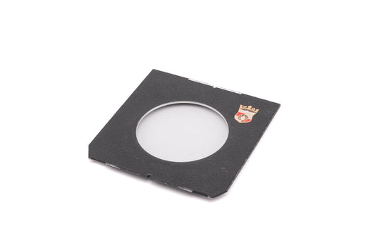 Wista 99 x 96mm Linhof Technika Lens Board (Custom Hole) - Accessory
