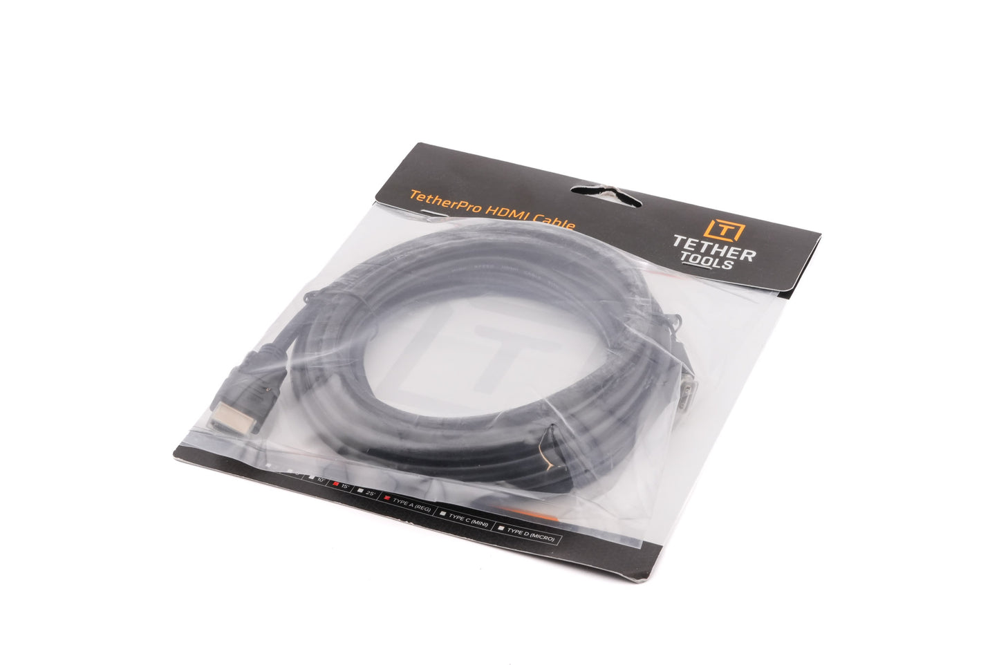 Tether Tools 4.6m TetherPro HDMI C to HDMI A Cable