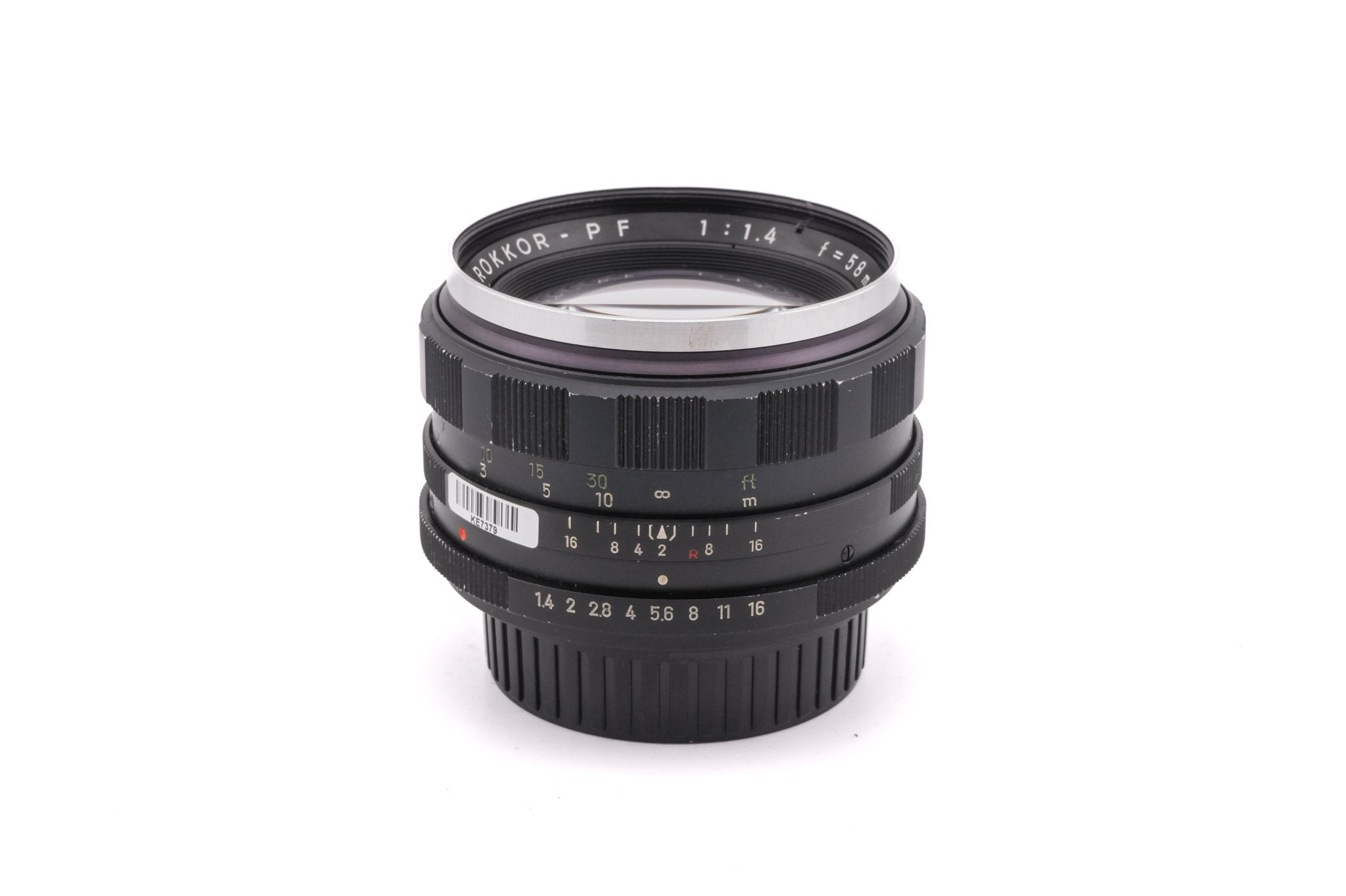 Minolta 58mm f1.4 Auto Rokkor-PF - Lens