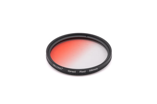 Cellonic 58mm Graduated Red Filter - Accessory