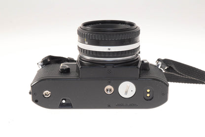 Nikon EM + 50mm f1.8 Series E