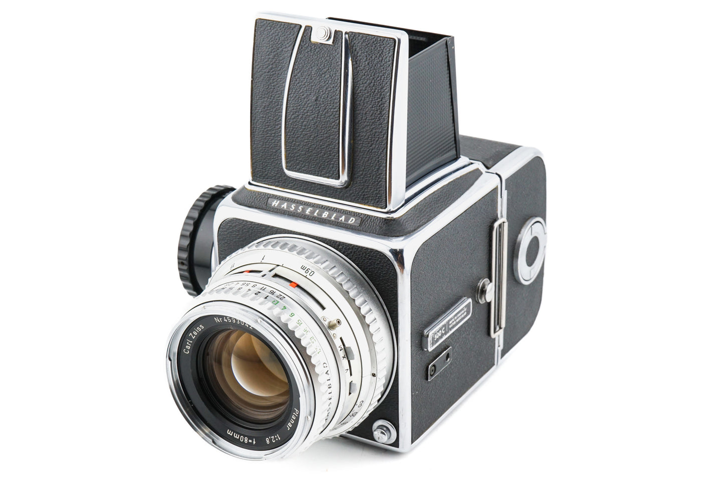 Hasselblad 500C + C12 Film Magazine (30015 / TIMAC) + 80mm f2.8 Planar C