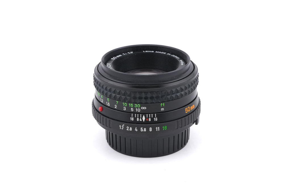 Minolta 50mm f1.7 MD Rokkor