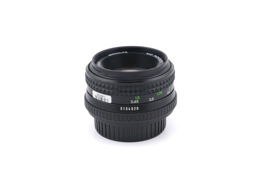 Minolta 50mm f1.7 MD Rokkor