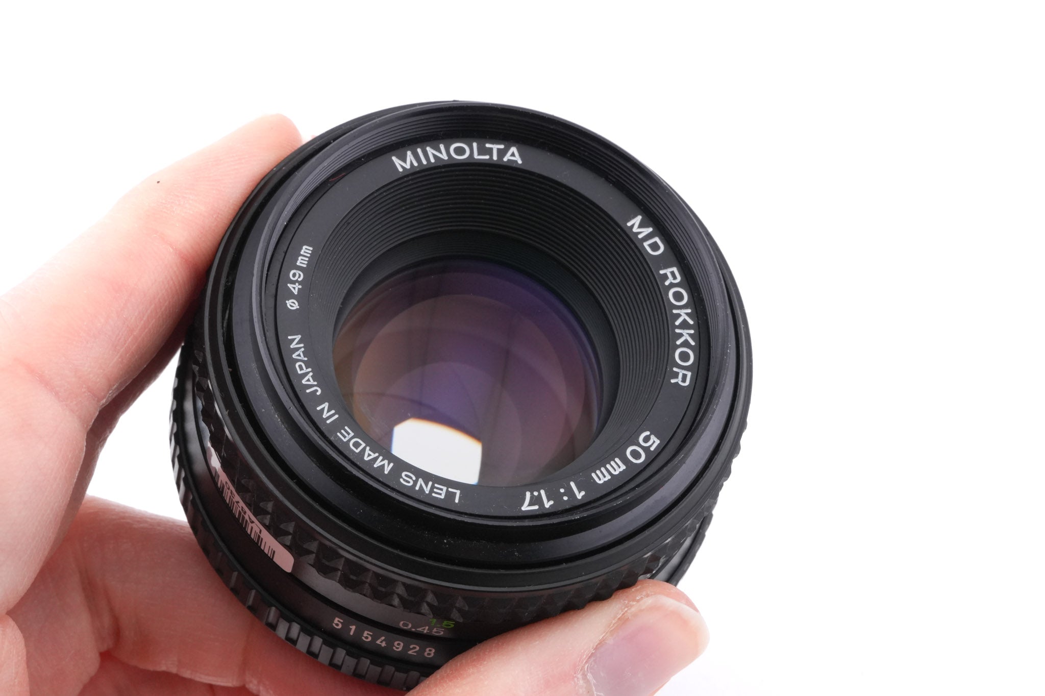 Minolta 50mm f1.7 MD Rokkor