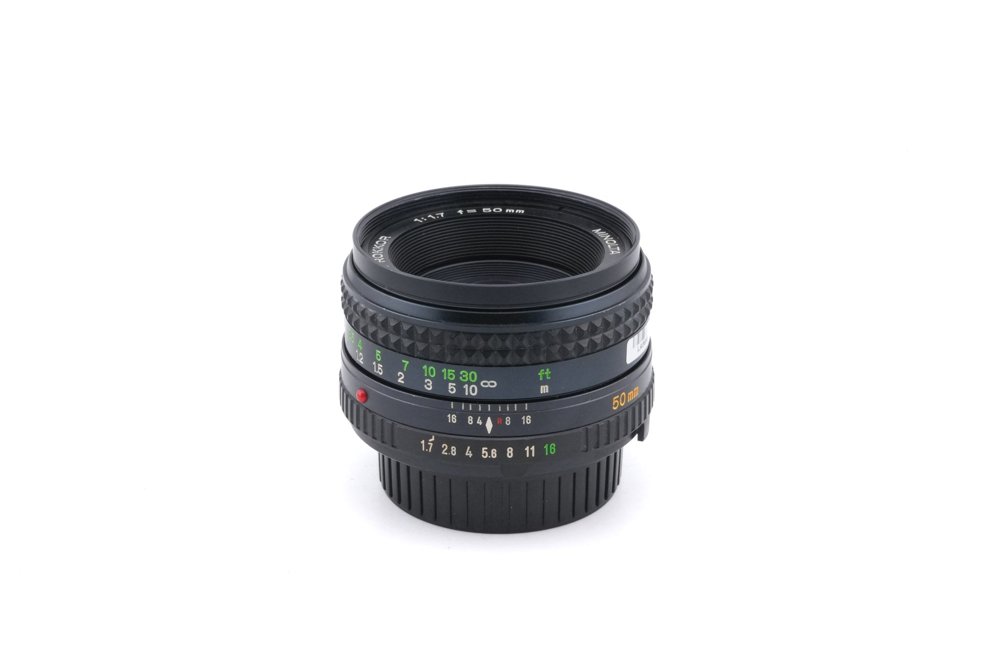 Minolta 50mm f1.7 MD Rokkor