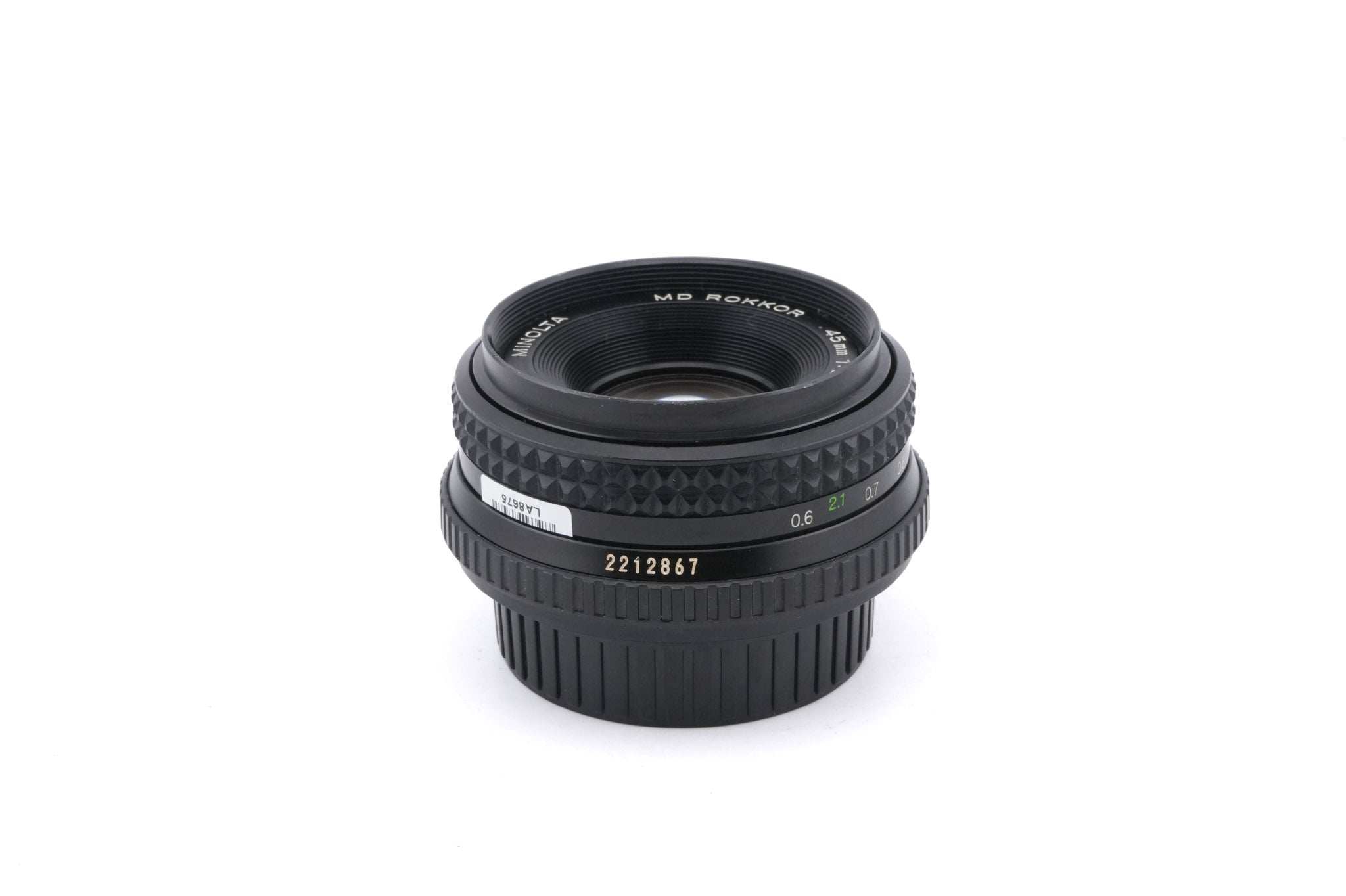 Minolta 45mm f2 MD Rokkor