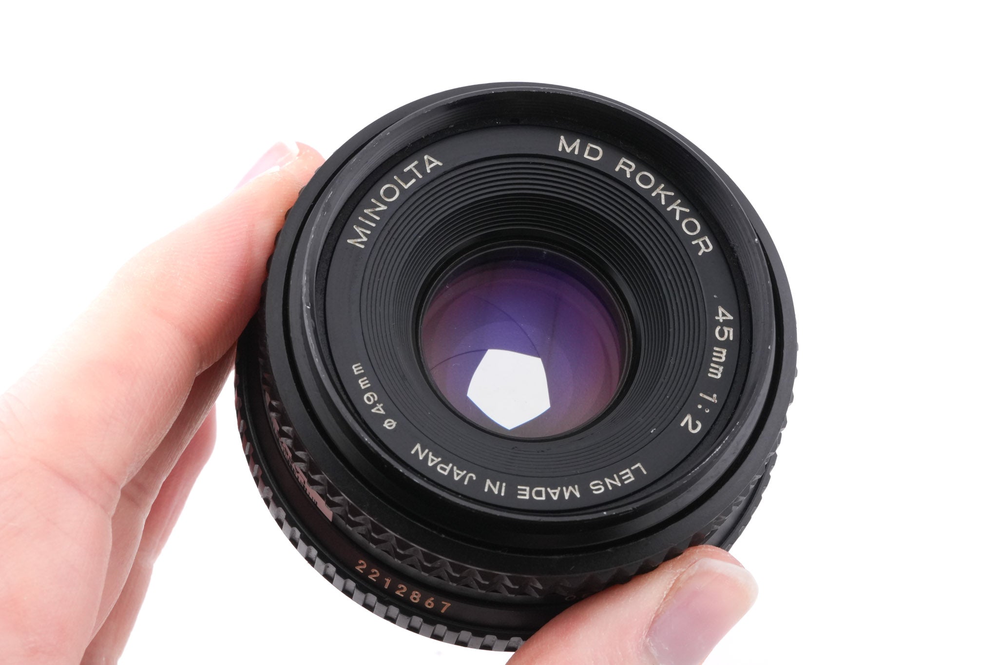Minolta 45mm f2 MD Rokkor