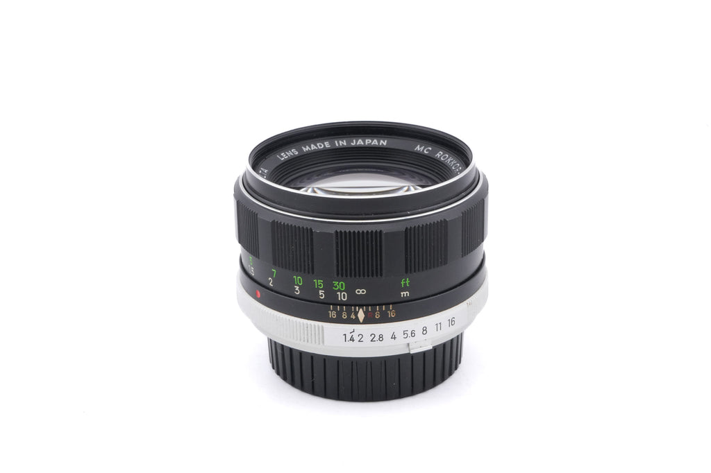 Minolta 58mm f1.4 MC Rokkor-PF
