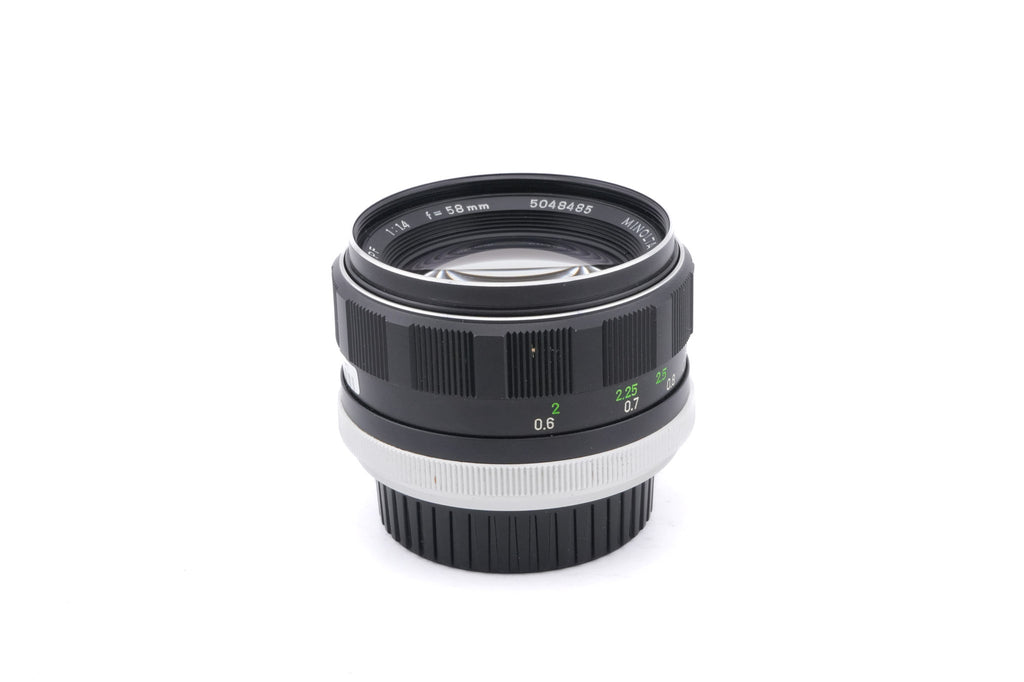 Minolta 58mm f1.4 MC Rokkor-PF
