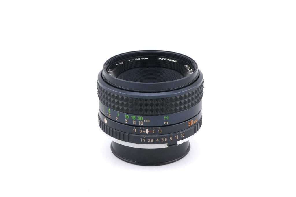 Minolta 50mm f1.7 MC Rokkor-PF