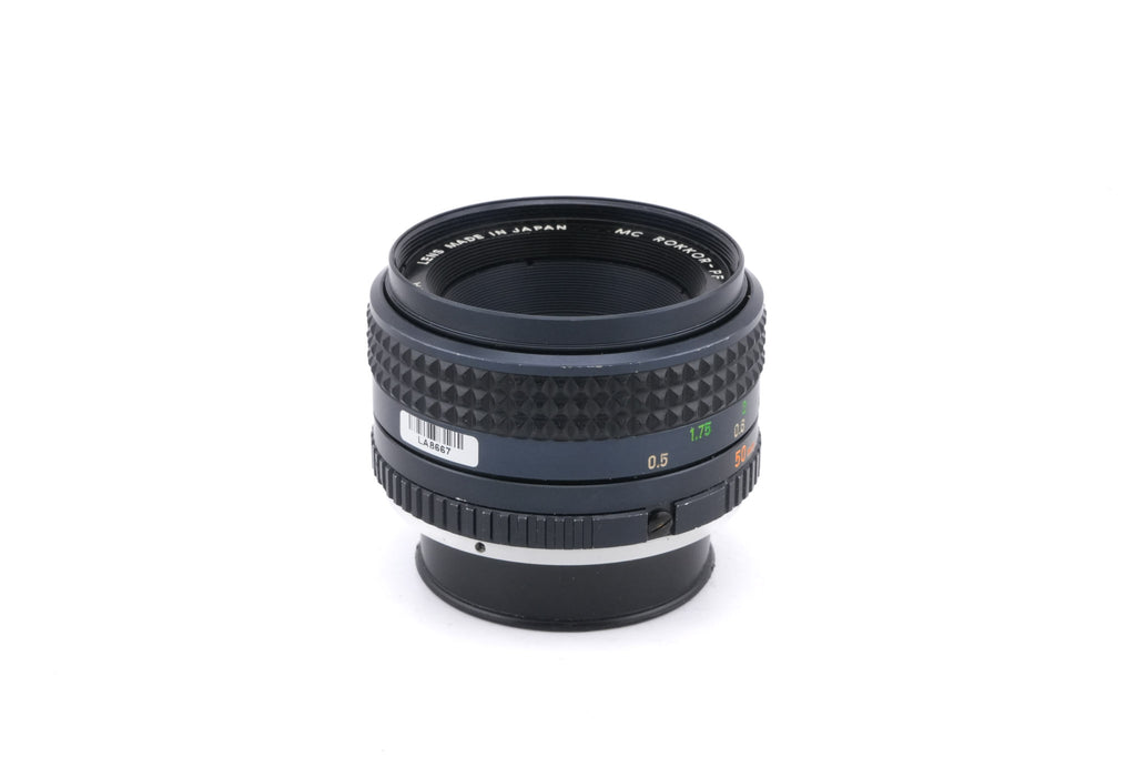 Minolta 50mm f1.7 MC Rokkor-PF