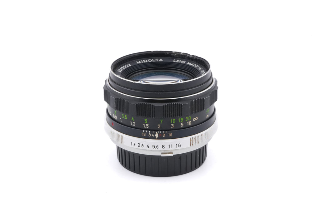 Minolta 55mm f1.7 MC Rokkor-PF