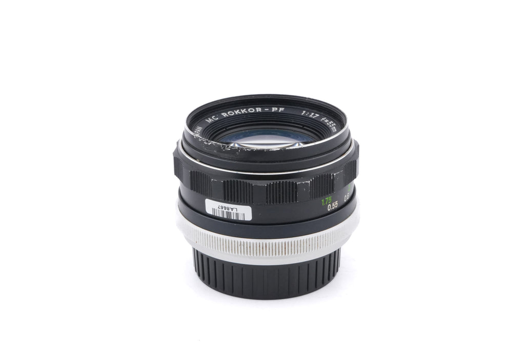 Minolta 55mm f1.7 MC Rokkor-PF