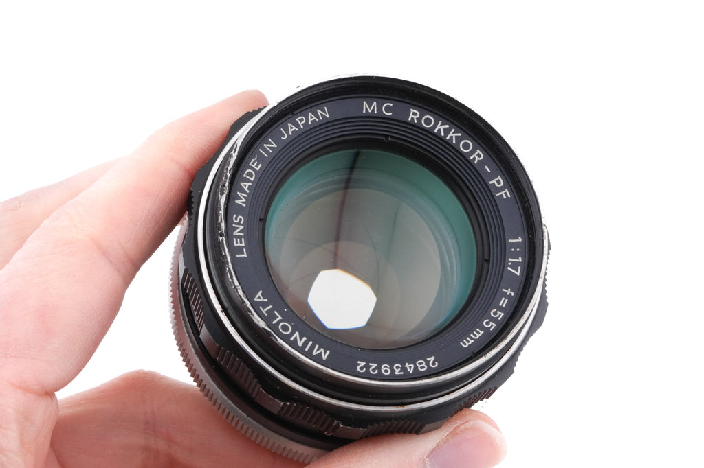 Minolta 55mm f1.7 MC Rokkor-PF