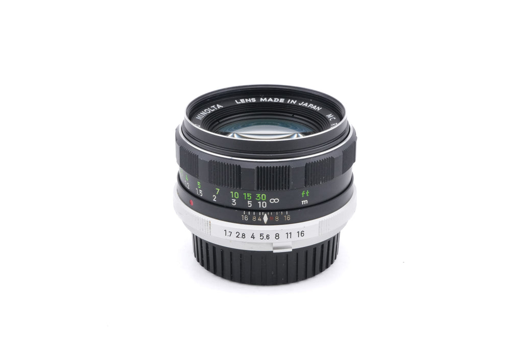 Minolta 55mm f1.7 MC Rokkor-PF