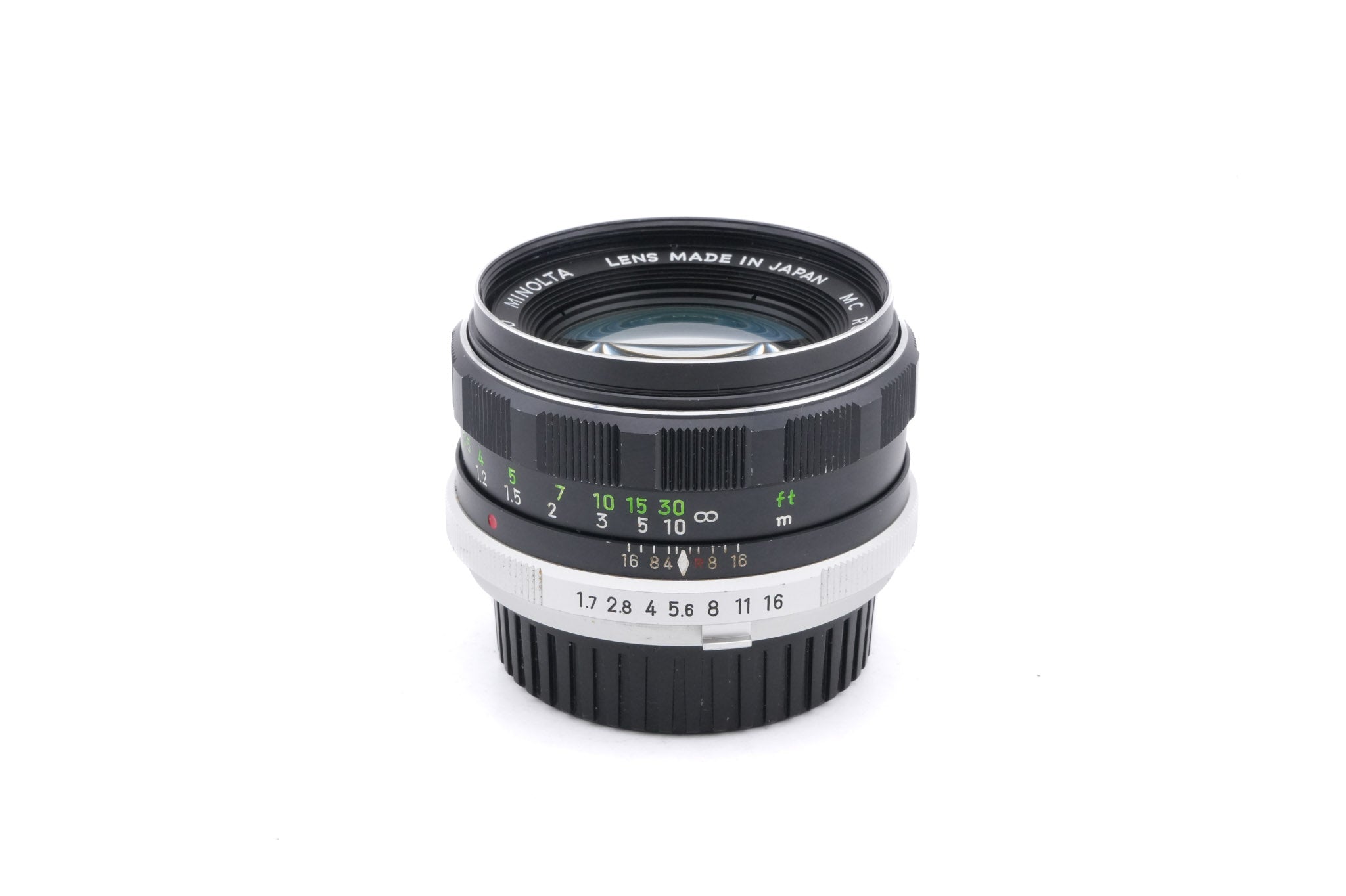 Minolta 55mm f1.7 MC Rokkor-PF