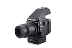 Mamiya RZ67 Professional II + RZ67 Winder II + 120 6x7 Roll Film Holder Professional II + 180mm f4.5 Sekor Z W-N + AE Prism Finder