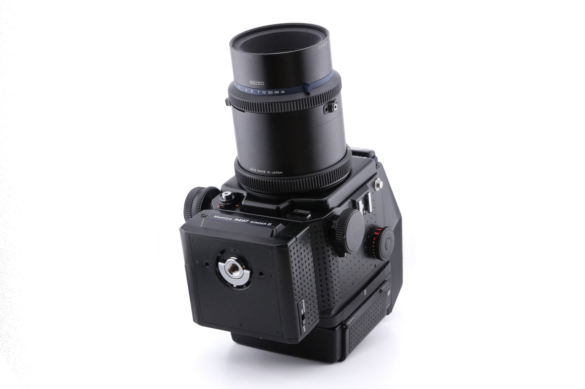 Mamiya RZ67 Professional II + RZ67 Winder II + 120 6x7 Roll Film Holder Professional II + 180mm f4.5 Sekor Z W-N + AE Prism Finder