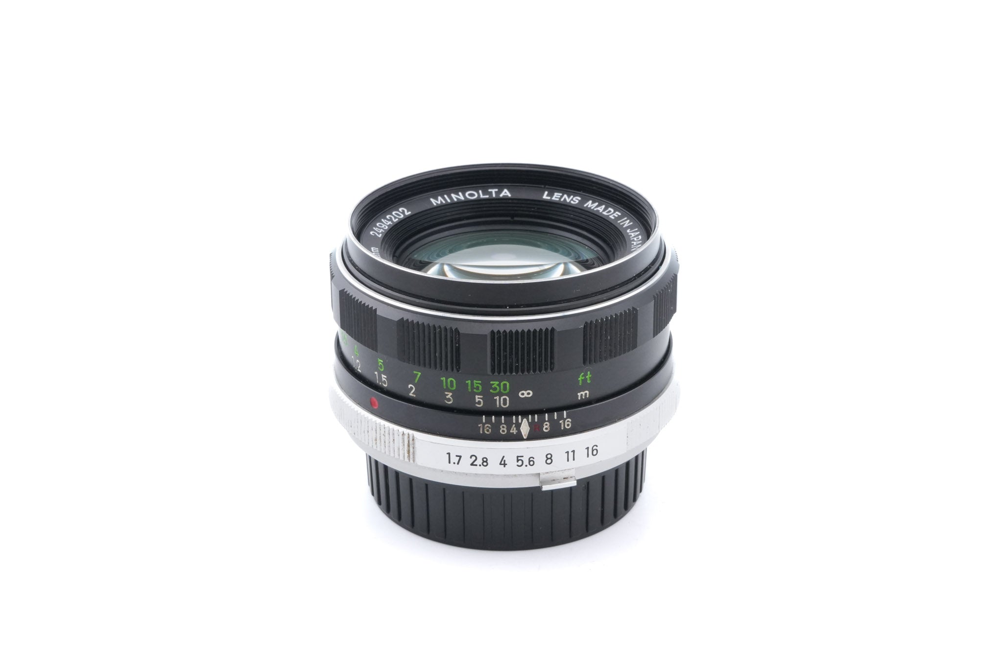 Minolta 55mm f1.7 MC Rokkor-PF