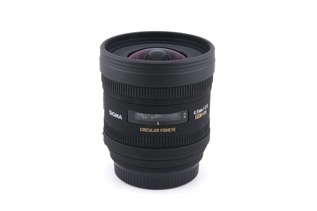 Sigma 4.5mm f2.8 EX DC HSM