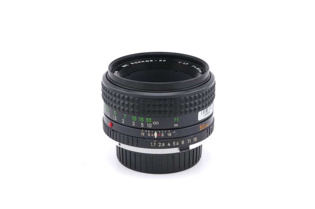 Minolta 50mm f1.7 MC Rokkor-PF