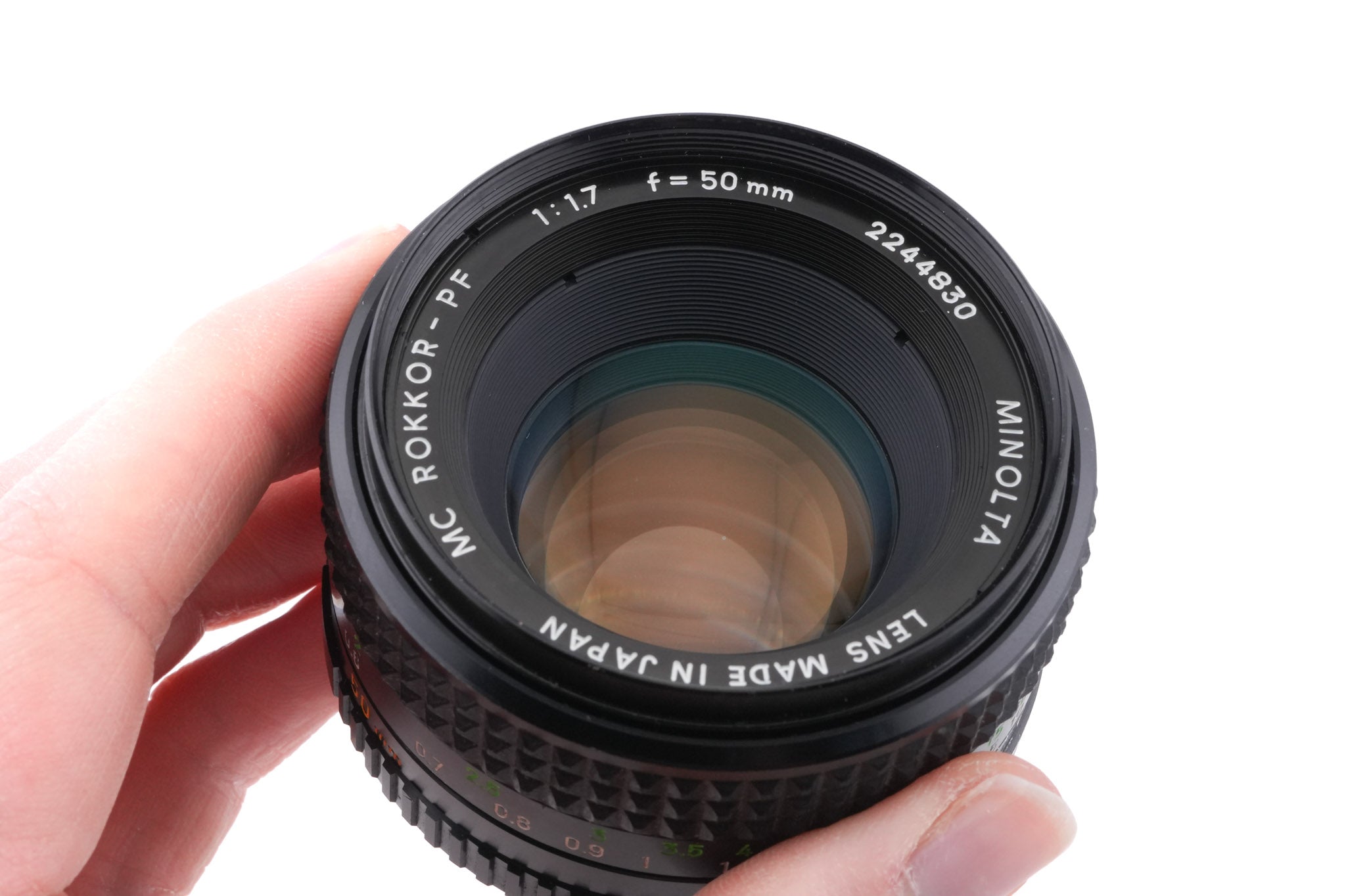 Minolta 50mm f1.7 MC Rokkor-PF
