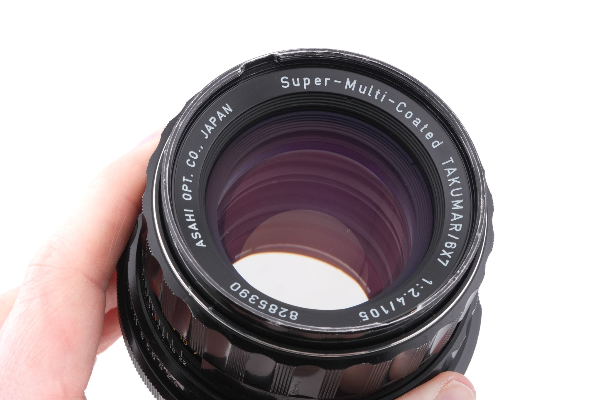 Pentax 105mm f2.4 Super-Multi-Coated Takumar 6X7 + 67mm Lens Hood (90mm f2.8/105mm f2.4 Takumar)