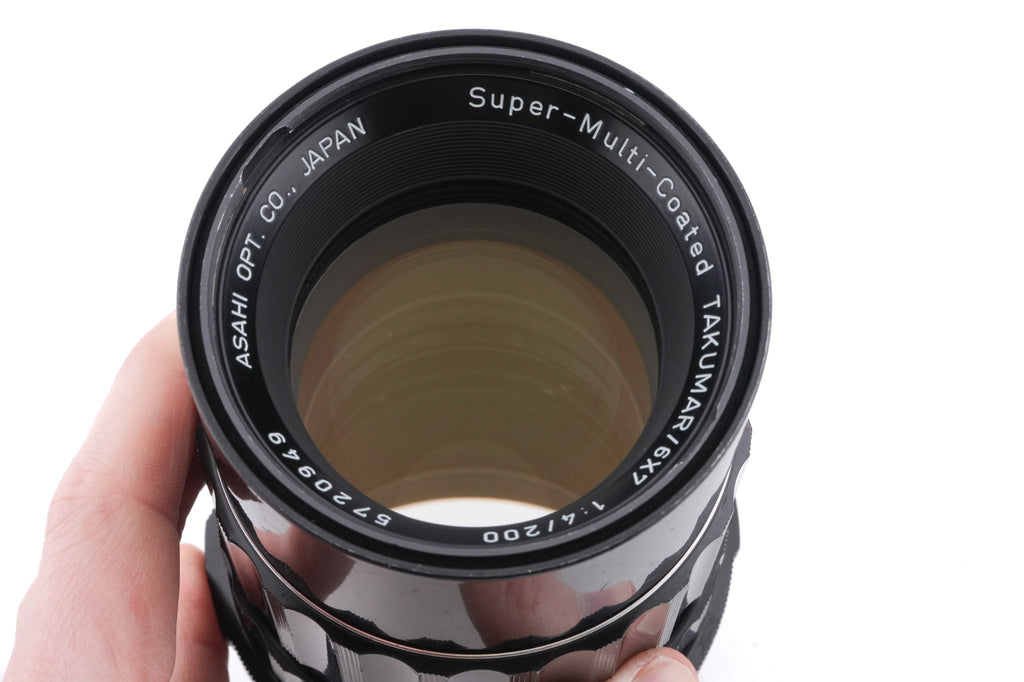 Pentax 200mm f4 Super-Multi-Coated Takumar 6X7