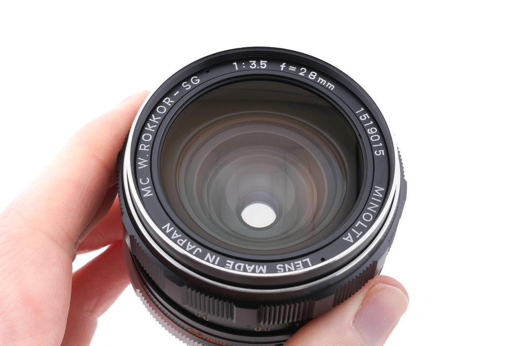 Minolta 28mm f3.5 MC W.Rokkor-SG