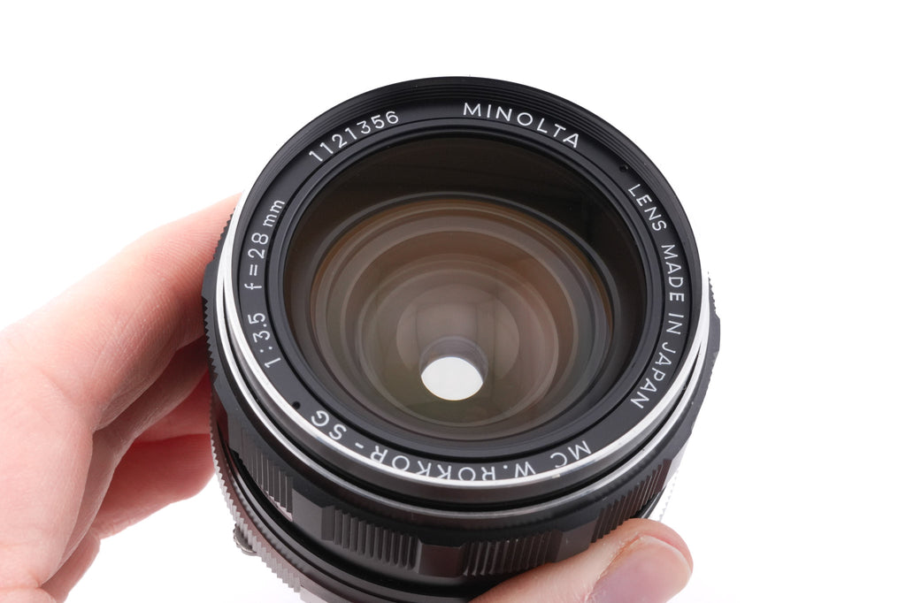 Minolta 28mm f3.5 MC W.Rokkor-SG