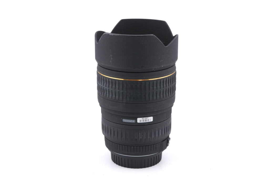 Sigma 15-30mm f3.5-4.5 EX DG IF Aspherical