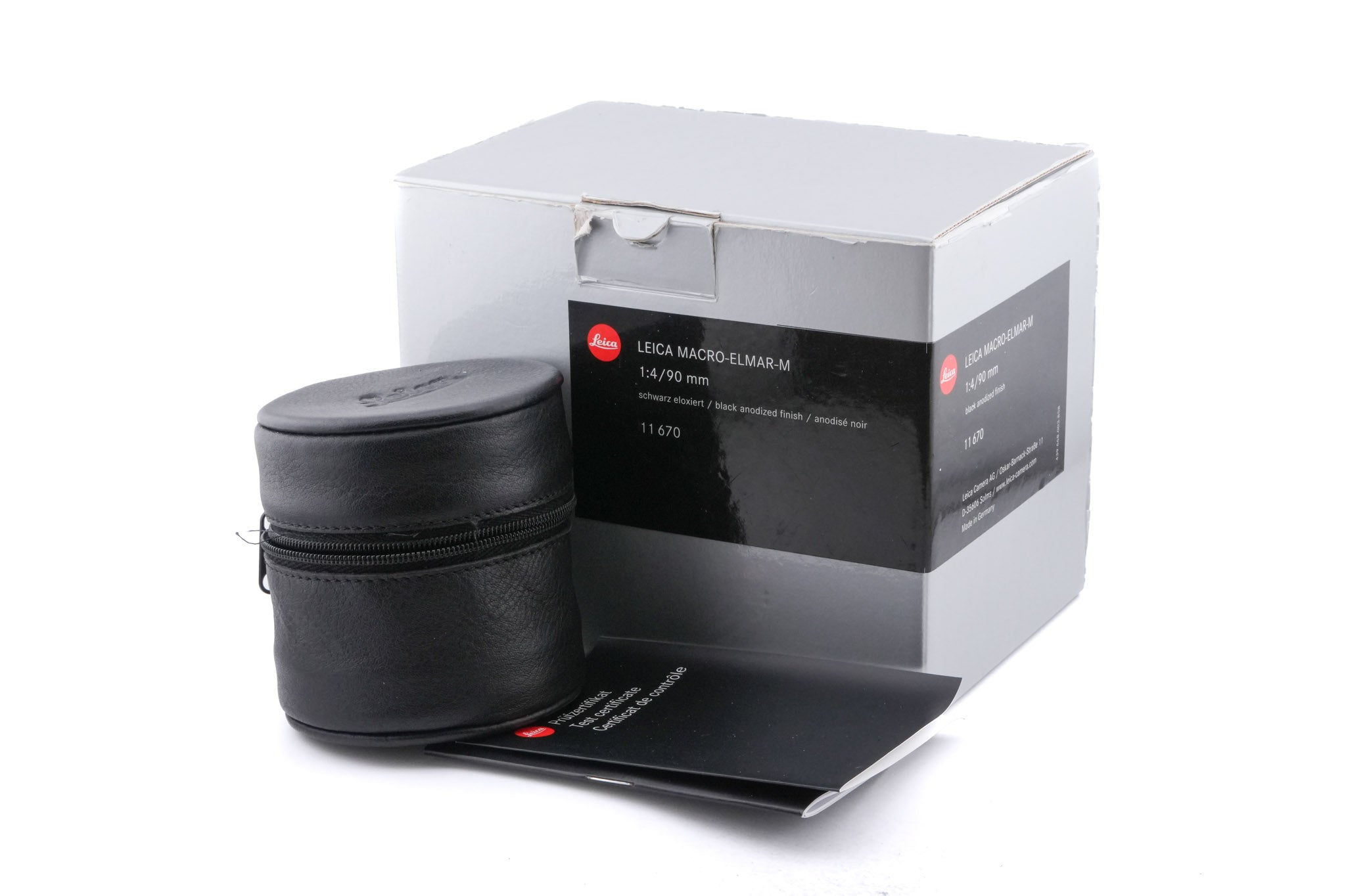 Leica 90mm f4 Macro-Elmar-M (Type II) (11670)