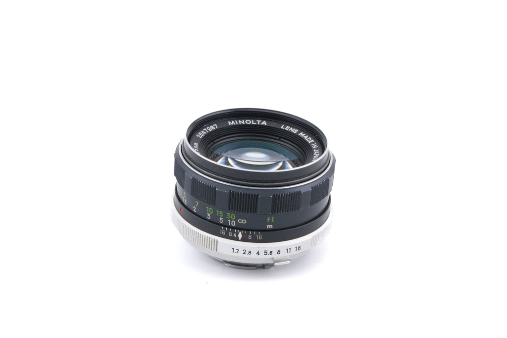 Minolta 55mm f1.7 MC Rokkor-PF