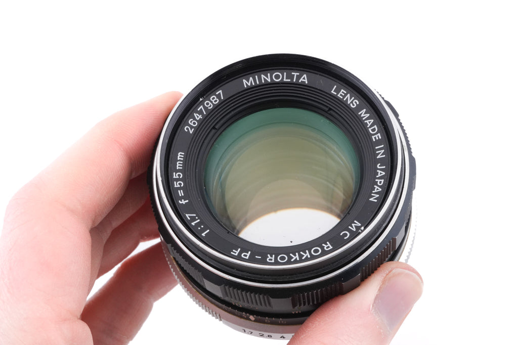 Minolta 55mm f1.7 MC Rokkor-PF